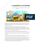 Cuento El Campesino y El Duende