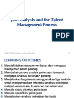 Job Analysis and The Talent Management Process