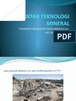 Bab I Pengantar Teknologi Mineral (Pendahuluan)