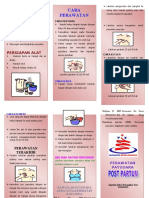 leaflet perawataan payudara indra