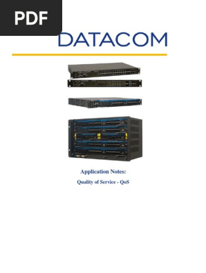 コンピュータ・IT Differentiated Services for the Internet QoS: Métodos de Classificação e DSCP | PDF | Qualidade de serviço