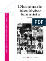 Victoria Sau - Diccionario Ideologico Feminista I (1981) .