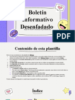 Boletín Informativo Desenfadado by Slidesgo