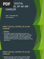 Direct Digital Control of An Air-Handler