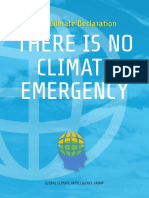 World Climate Declaration: Global Climate Intelligence Group