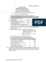 Test Series: November, 2021 Mock Test Paper 2 Intermediate (New) : Group - Ii Paper - 5: Advanced Accounting