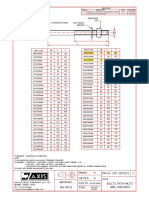 Axis Electrical Components bolt and nut sizes table