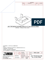 Jaw Type Buckle Suitable For 20 X 0.7 MM Thick Ss Strap: Material: Stainless Steel (Ss304)