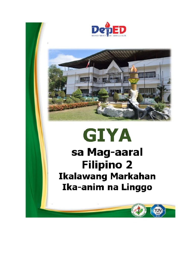 Learning Activity Sheet Grade 2 (FILIPINO) | PDF