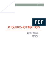 ROUTING ATTACKS PREVENTION