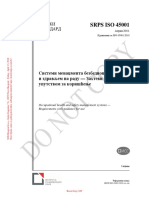 SRPS ISO 45001 Srpski