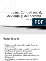 control social,devianța și delincvența