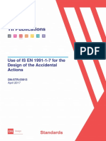 Use of IS EN 1991-1-7 For The Design of The Accidental Actions