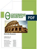 Informe Derecho Romano