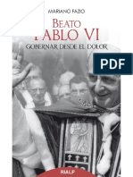 Beato Pablo VI. Gobernar Desde El Dolor - Mariano Fazio Fernández