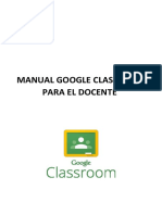 8) Manual - Uso Del Classroom