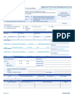 Applicant Personal Background Form (DBP Rise) Rev0 8.5