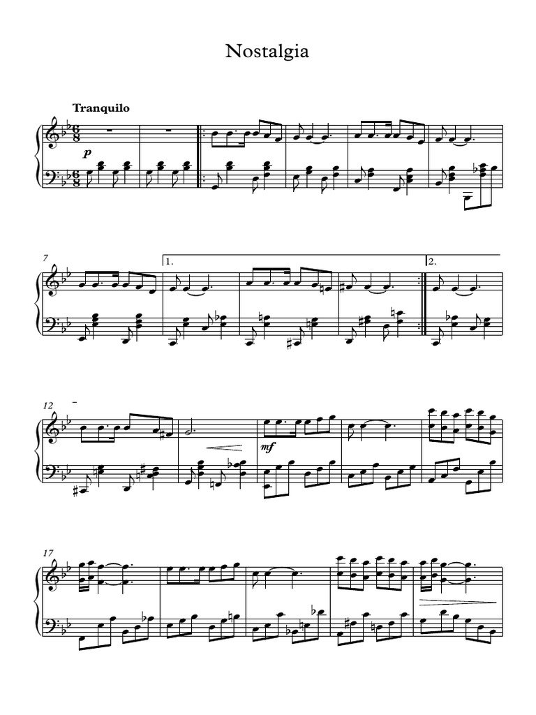 Nostalgia Menor - Partitura Completa | PDF | Ouverture (échecs) | Échecs