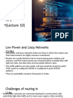 Internet of Things: - RPL - (Lecture 10)