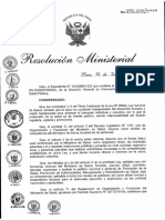 RM. No. 495- 2016MINSA que aprueba el documento técnico del Plan para la  Reducción de la morbilidad y mortalidad Neonatal en el Peru 2016 - 2020.