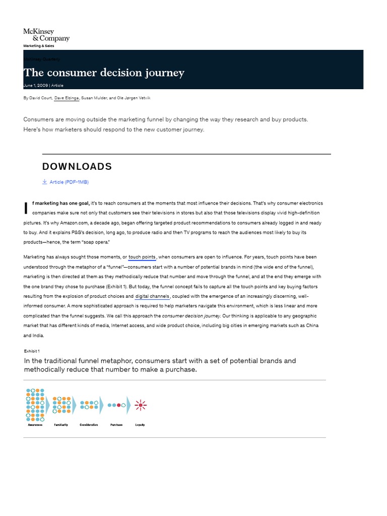 Rethinking the Consumer Decision Journey | PDF | Brand | Marketing