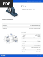 Sy 55 LF: Pillow Block Ball Bearing Units