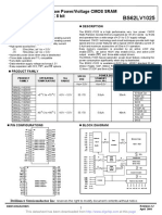 BS62LV1025: Very Low Power/Voltage CMOS SRAM 128K X 8 Bit