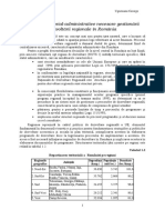 Structuri Teritorial-Administrative Necesare Gestionării Dezvoltarii Regionale În Romania