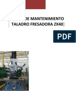 Manual de Mantenimiento Taladro Fresadora China Generica ZX40