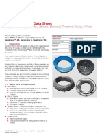 Material Product Data Sheet Copper & Copper Alloy (Brass, Bronze) Thermal Spray Wires