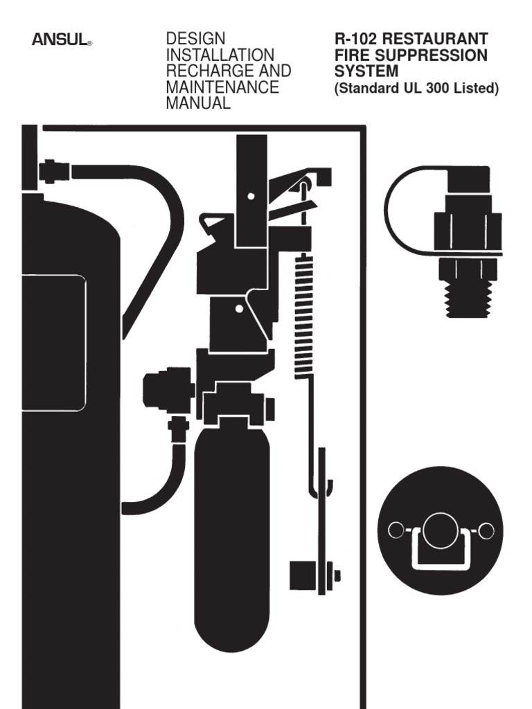 ANSUL R-102 Restaurant Fire Suppression System Manual | PDF | Switch ...