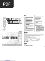 Service Manual: Index