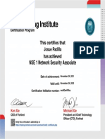 NSE 1 Certification