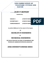 Desing of An Automated Vegetabe Cutter and Slicer 1 Aug