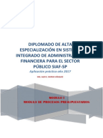 Modulo I - Proceso Presupuestario