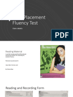 Fluency Test