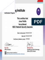 NSE 3 Certificate