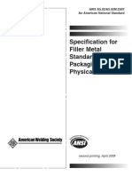 AWS Filler Metal Specification Guide