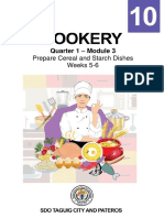 Prepare Cereal and Starch Dishes Weeks 5-6: Quarter 1 - Module 3