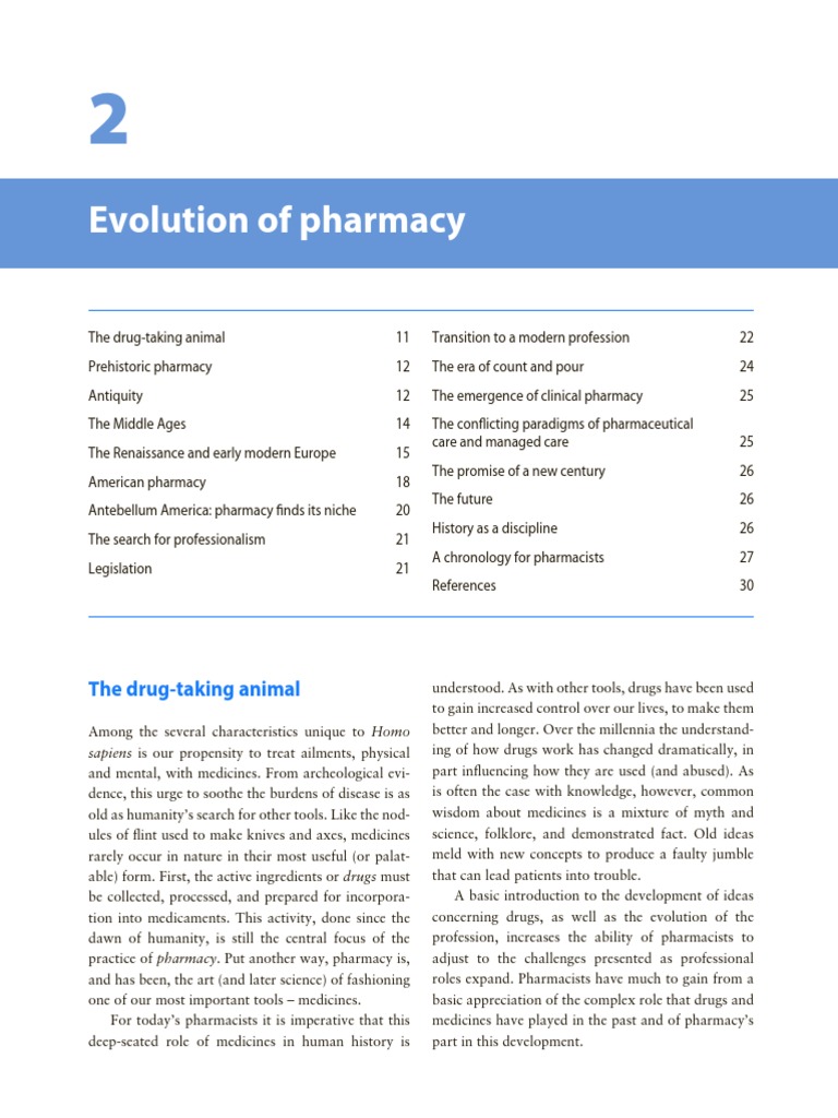 History and Evolution of Pharmacy | PDF | Pharmacy | Pharmacist