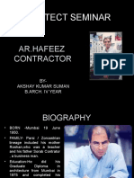 Architect Seminar: Ar - Hafeez Contractor