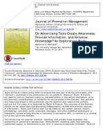Journal of Promotion Management: Click For Updates