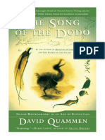 The Song of The Dodo: Island Biogeography in An Age of Extinctions - David Quammen