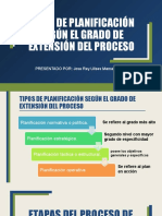 Etapas Del Proceso de Planificación - Ulises