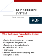 Female Reproductive System: Sexual Health Unit