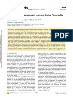 100 A New Dimensionless Approach To Assess Relative Permeability Modifiers