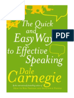 The Quick and Easy Way To Effective Speaking