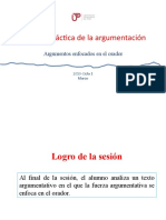 Argumentos enfocados en el orador-ethos 