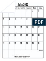 Calendario Julho 2022 48sd 1