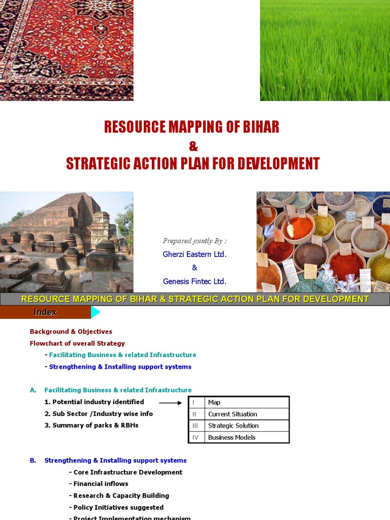 Bihar Resource Mapping & Development Plan | PDF | Steel Mill | Sugarcane
